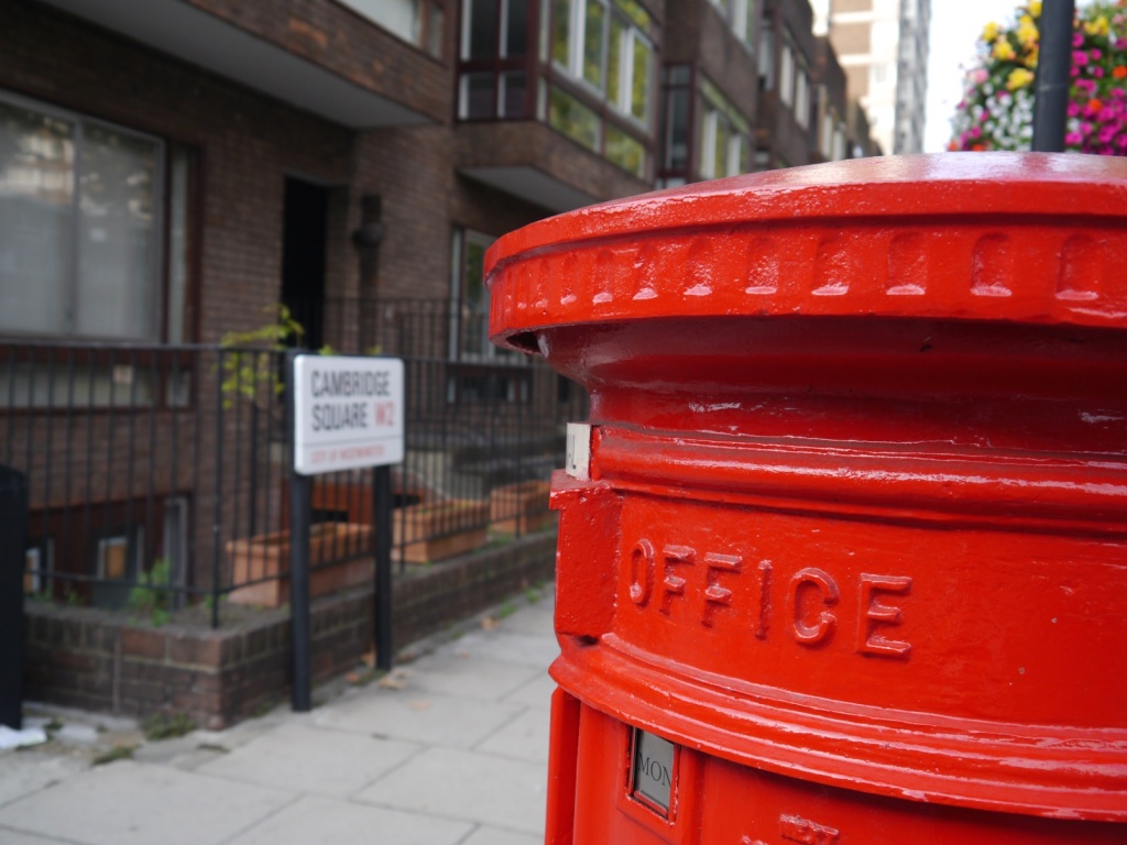 postbox in w2
